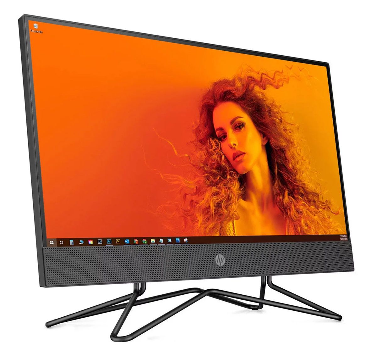 HP PC 200 G4 22 All-in-One, Refurbished Grade A, i3-10110U, 16/256GB M.2, 21.5", DVD-RW, CAM, WIFI, FreeDOS