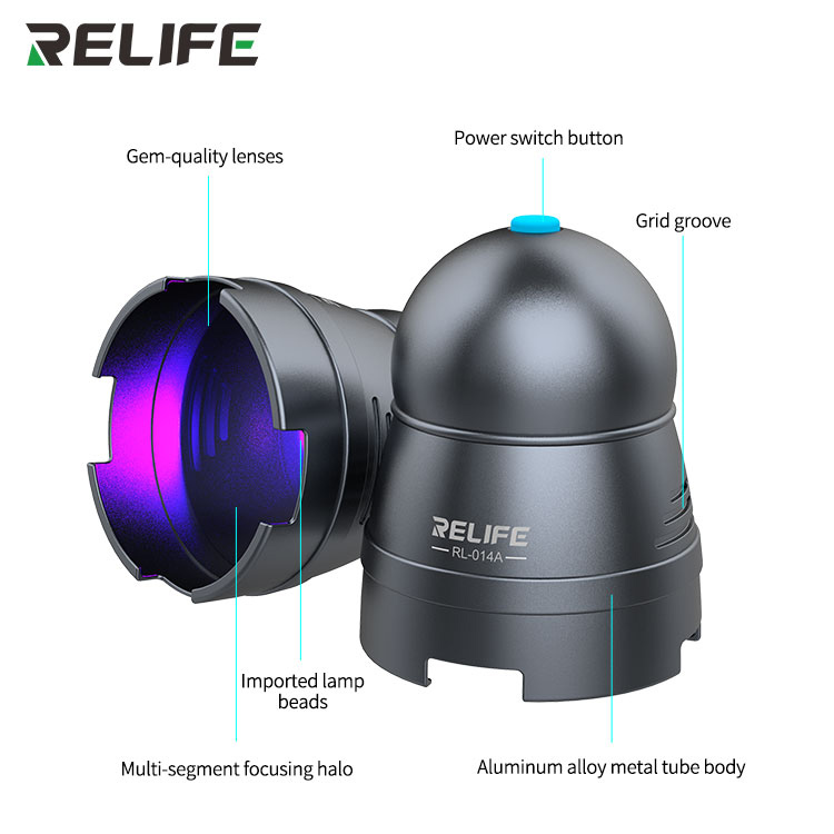 RELIFE UV λάμπα RL-014A για στέγνωμα κόλλας UV, USB, 10W - Image 8