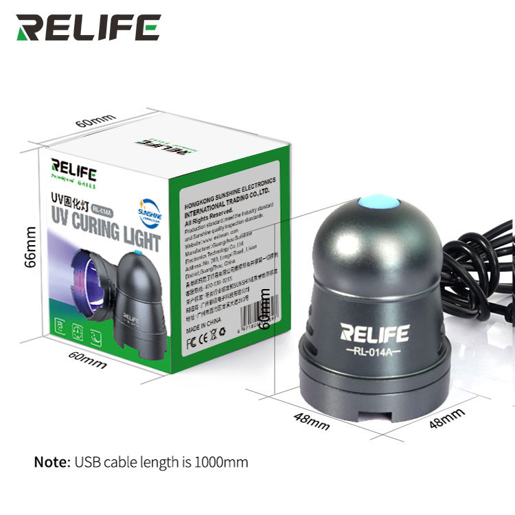 RELIFE UV λάμπα RL-014A για στέγνωμα κόλλας UV, USB, 10W - Image 10