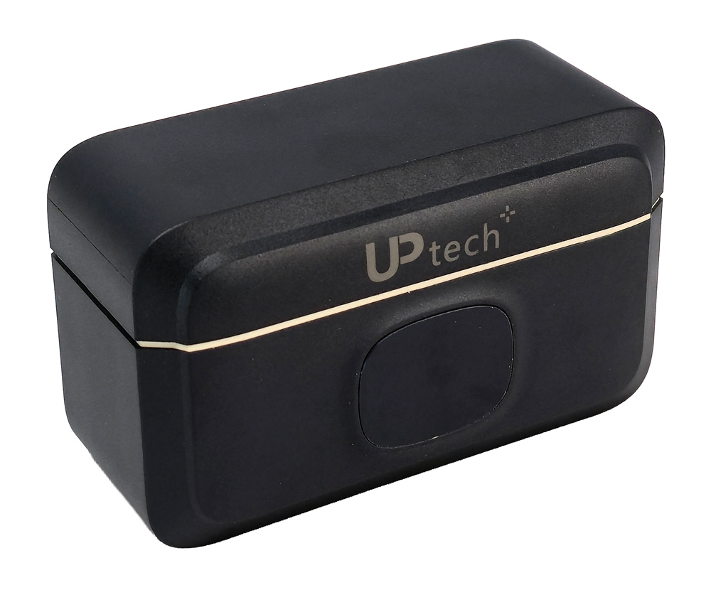 UPTECH ασύρματα μικρόφωνα UPWS-08 με θήκη φόρτισης, USB-C, 2.4GHz, μαύρο - Image 4