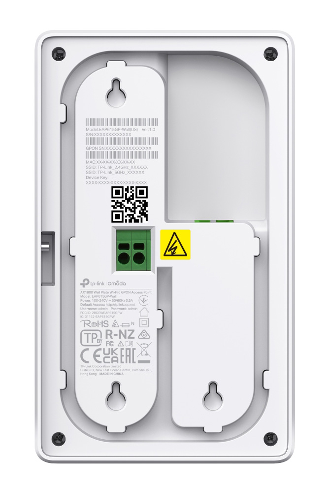 TP-LINK access point EAP615GP-Wall, WiFi 6, 1800Mbps AX1800, Mesh, GPON, V1.0 - Image 4