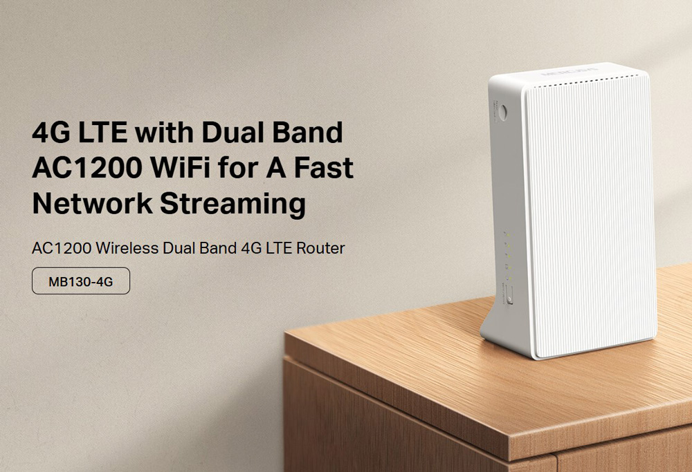 MERCUSYS router MB130-4G, 4G, 1200Mbps AC1200, V1.0 - Image 2