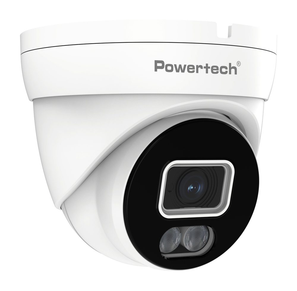 POWERTECH υβριδική κάμερα CCTV PT-1584 με μικρόφωνο & Full Color λειτουργία, 5MP, 2.8mm, IP67 - Image 2