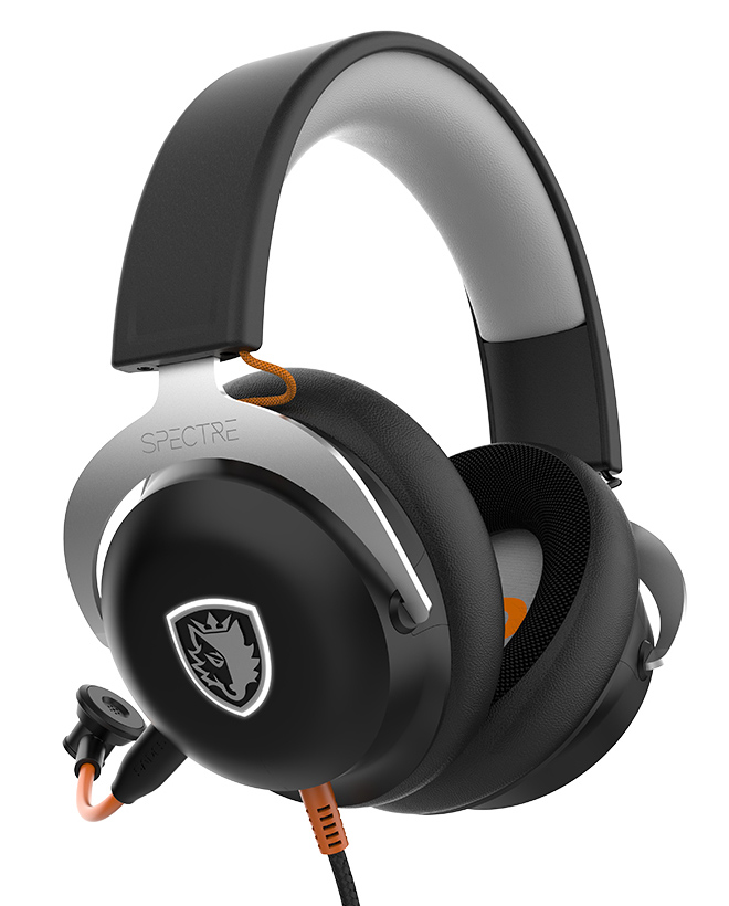 SADES gaming headset Spectre, USB σύνδεση, 50mm, V7.1 surround, multi-platform, μαύρο - Image 4