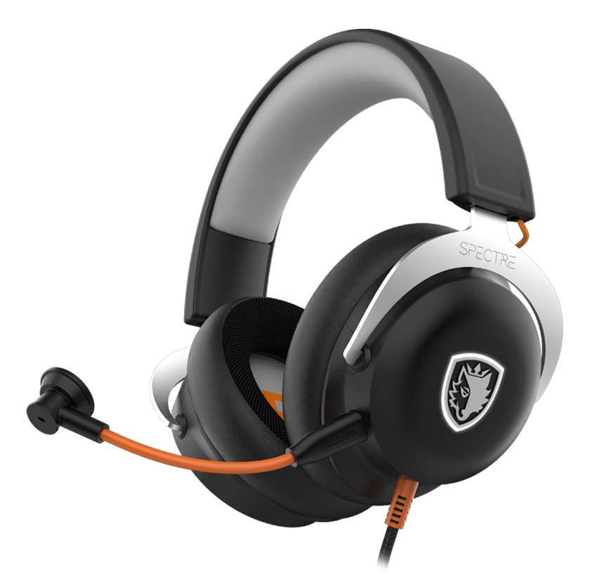 SADES gaming headset Spectre, USB σύνδεση, 50mm, V7.1 surround, multi-platform, μαύρο